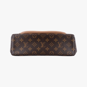 Pre-owned Louis Vuitton MARIGNAN brown×SESAME Monogram Canvas×calf leather M44544 shoulderbag | stylenewstar
