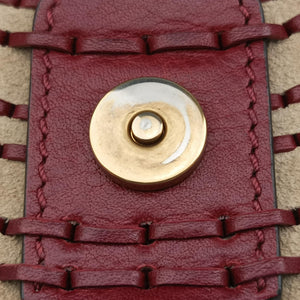 Pre-owned Chloe Hudson Burgundy leather  shoulderbag | stylenewstar