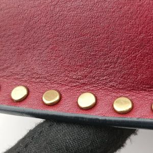Pre-owned Chloe Hudson Burgundy leather  shoulderbag | stylenewstar