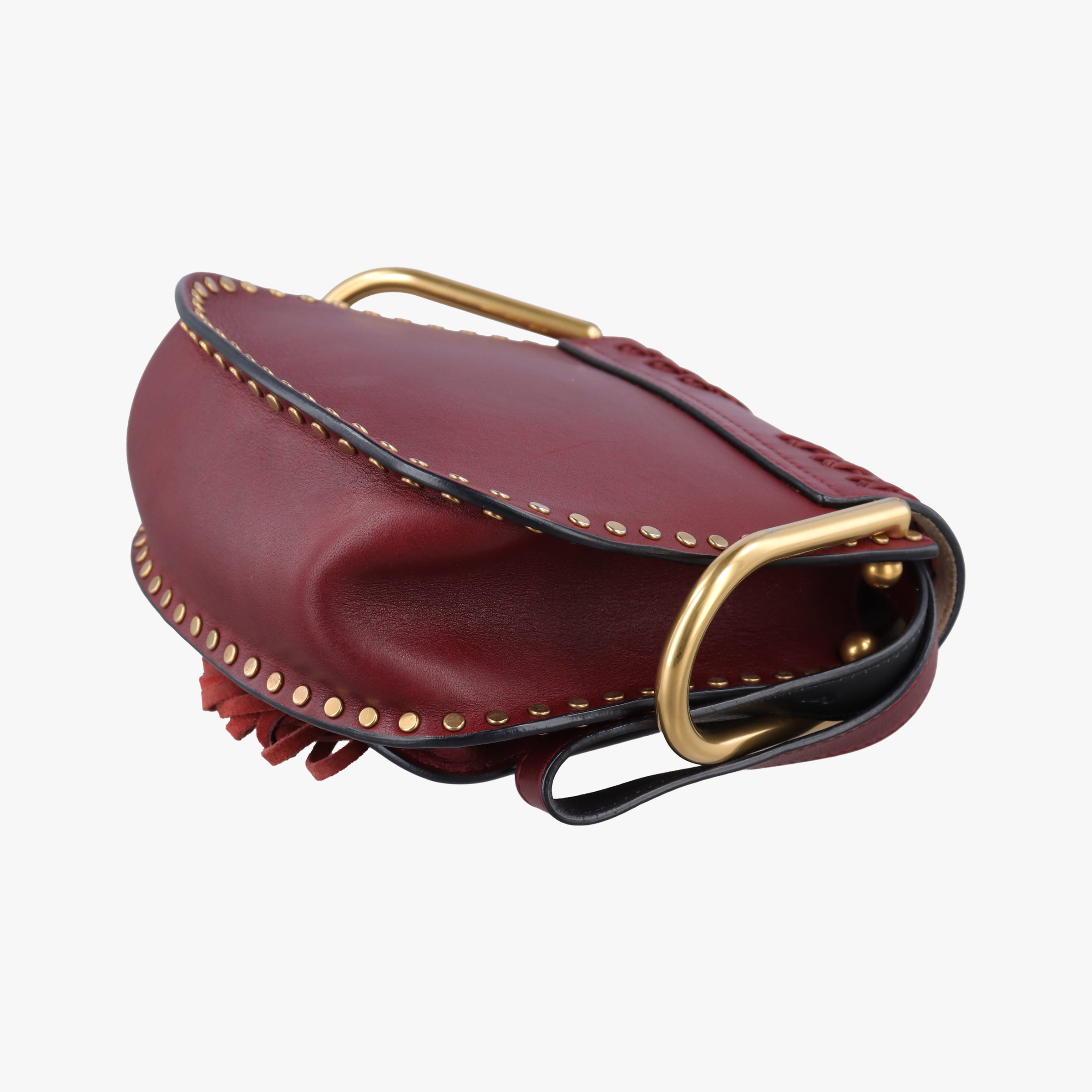 Pre-owned Chloe Hudson Burgundy leather  shoulderbag | stylenewstar