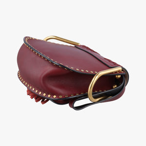 Pre-owned Chloe Hudson Burgundy leather  shoulderbag | stylenewstar