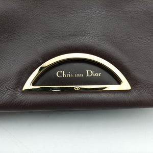 Pre-owned Christian Dior Malice pearl Bordeaux Leather  shoulderbag | stylenewstar