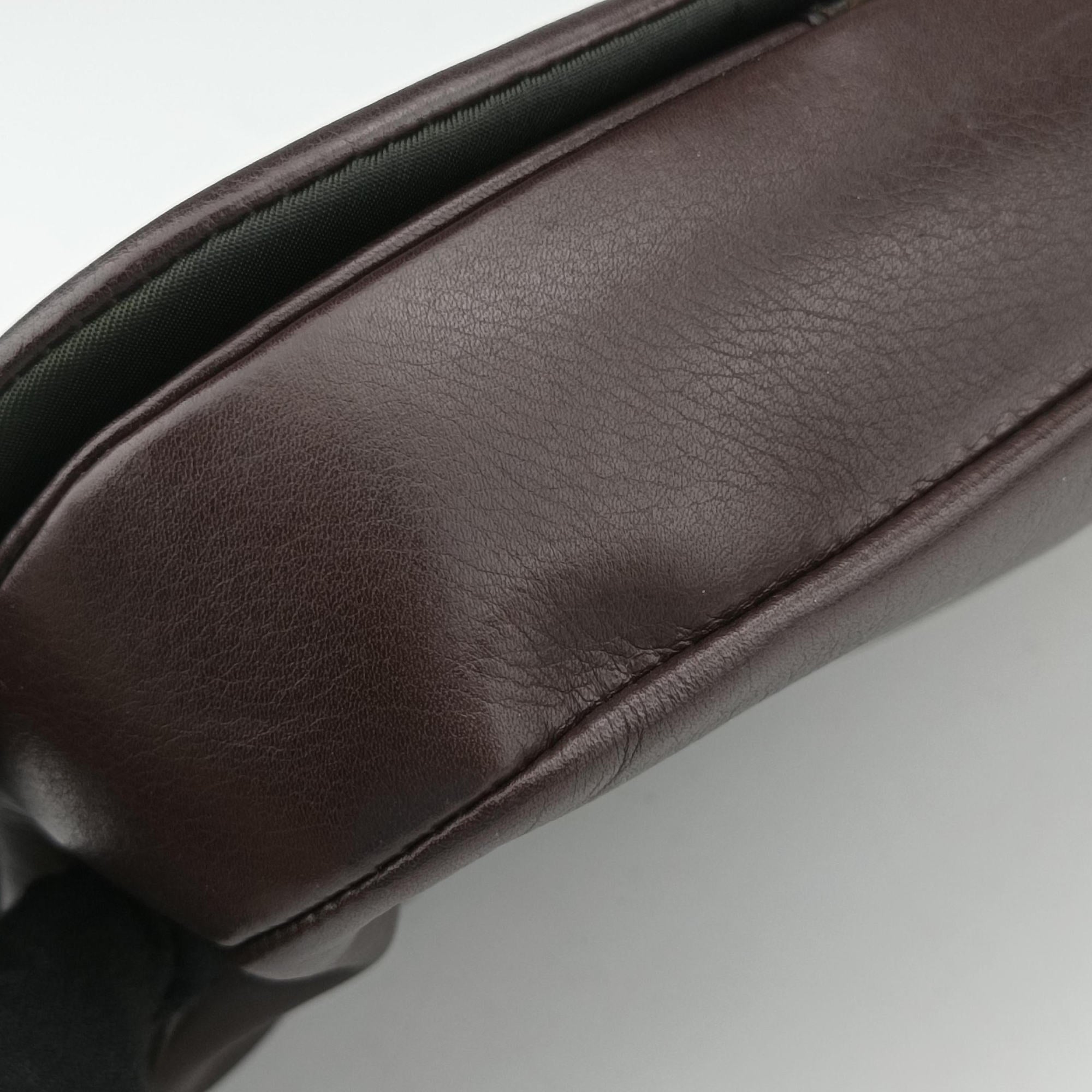 Pre-owned Christian Dior Malice pearl Bordeaux Leather  shoulderbag | stylenewstar