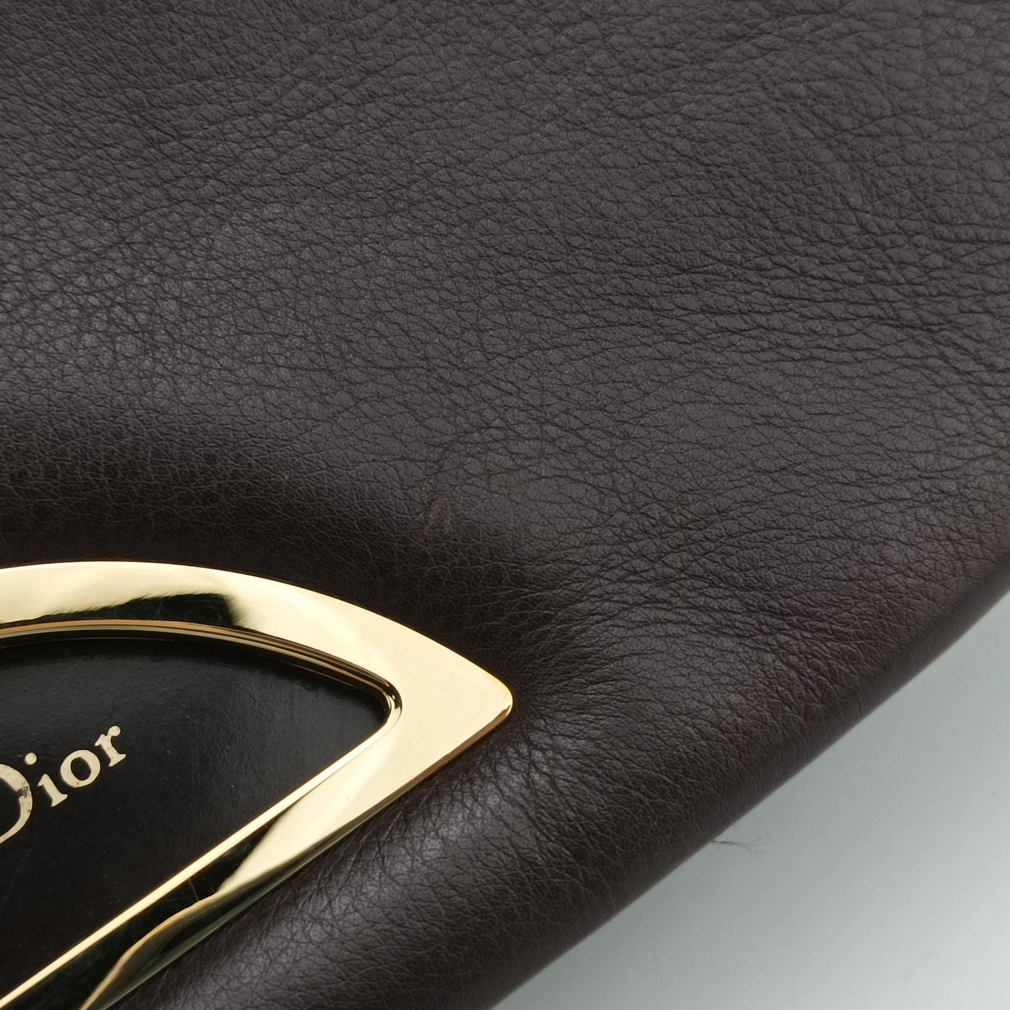 Pre-owned Christian Dior Malice pearl Bordeaux Leather  shoulderbag | stylenewstar