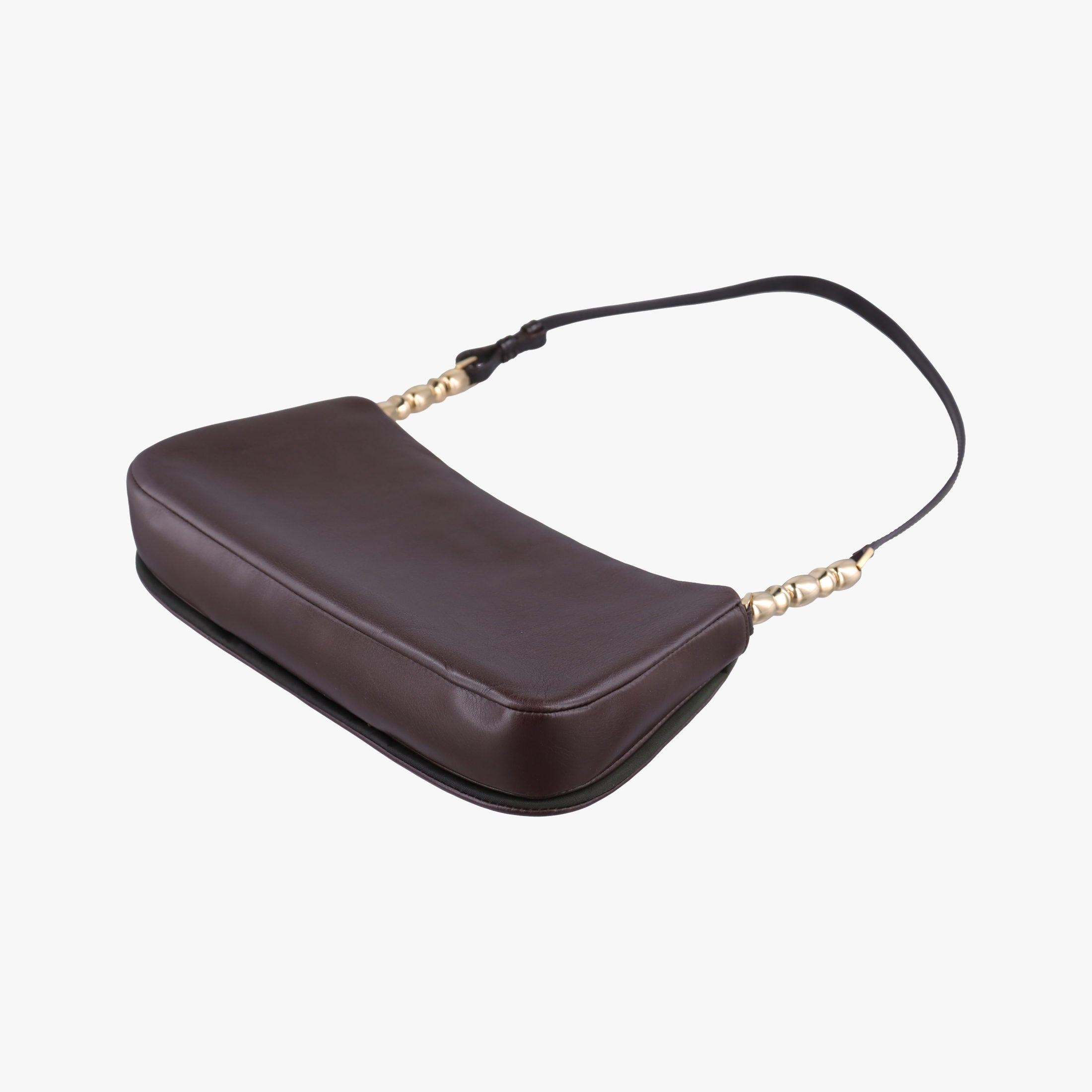 Pre-owned Christian Dior Malice pearl Bordeaux Leather  shoulderbag | stylenewstar