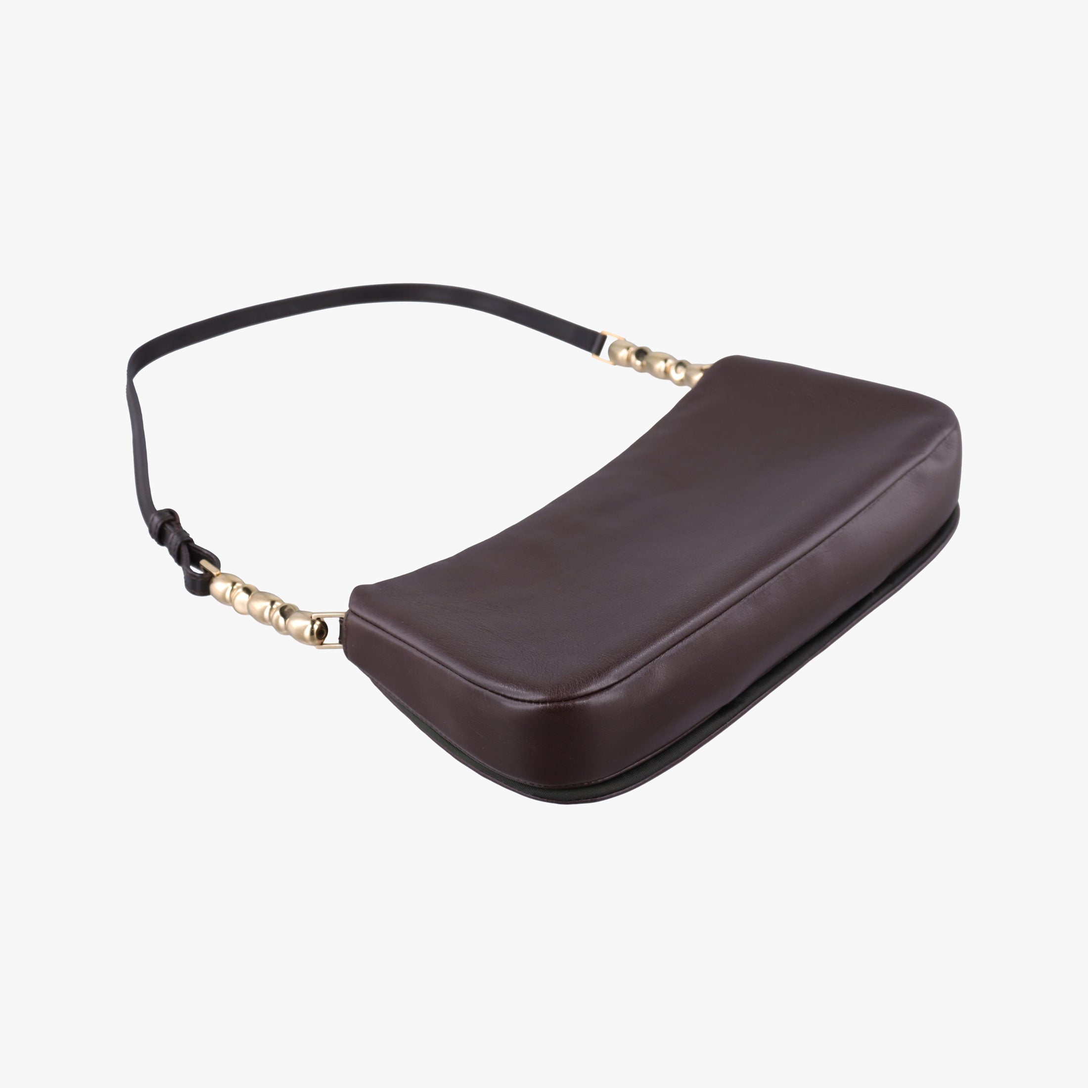 Pre-owned Christian Dior Malice pearl Bordeaux Leather  shoulderbag | stylenewstar