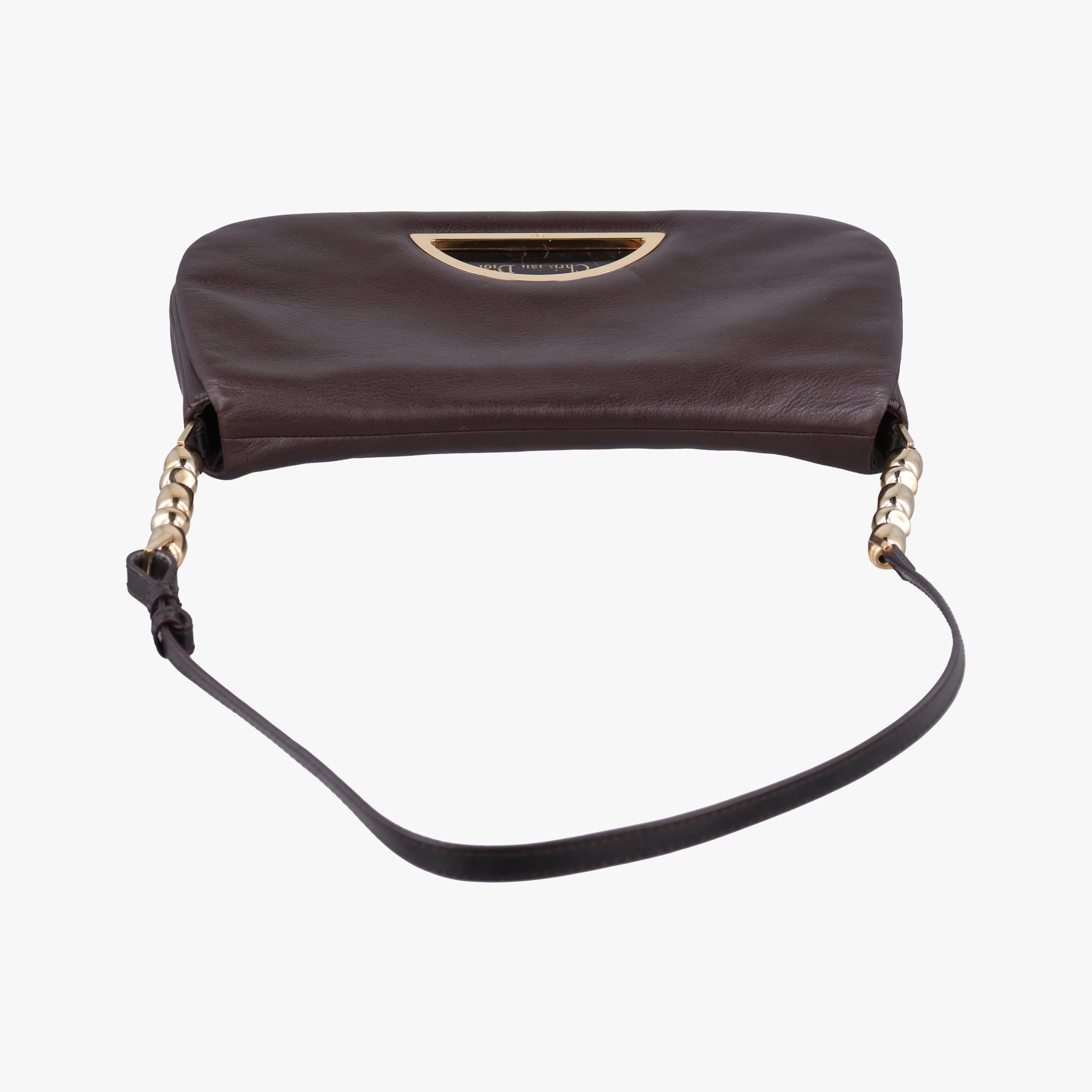 Pre-owned Christian Dior Malice pearl Bordeaux Leather  shoulderbag | stylenewstar