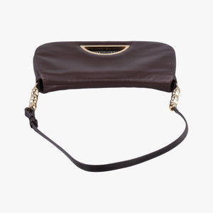 Pre-owned Christian Dior Malice pearl Bordeaux Leather  shoulderbag | stylenewstar