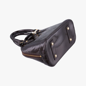 Pre-owned Louis Vuitton Alma BB Amarante Vernis M91678 shoulderbag | stylenewstar