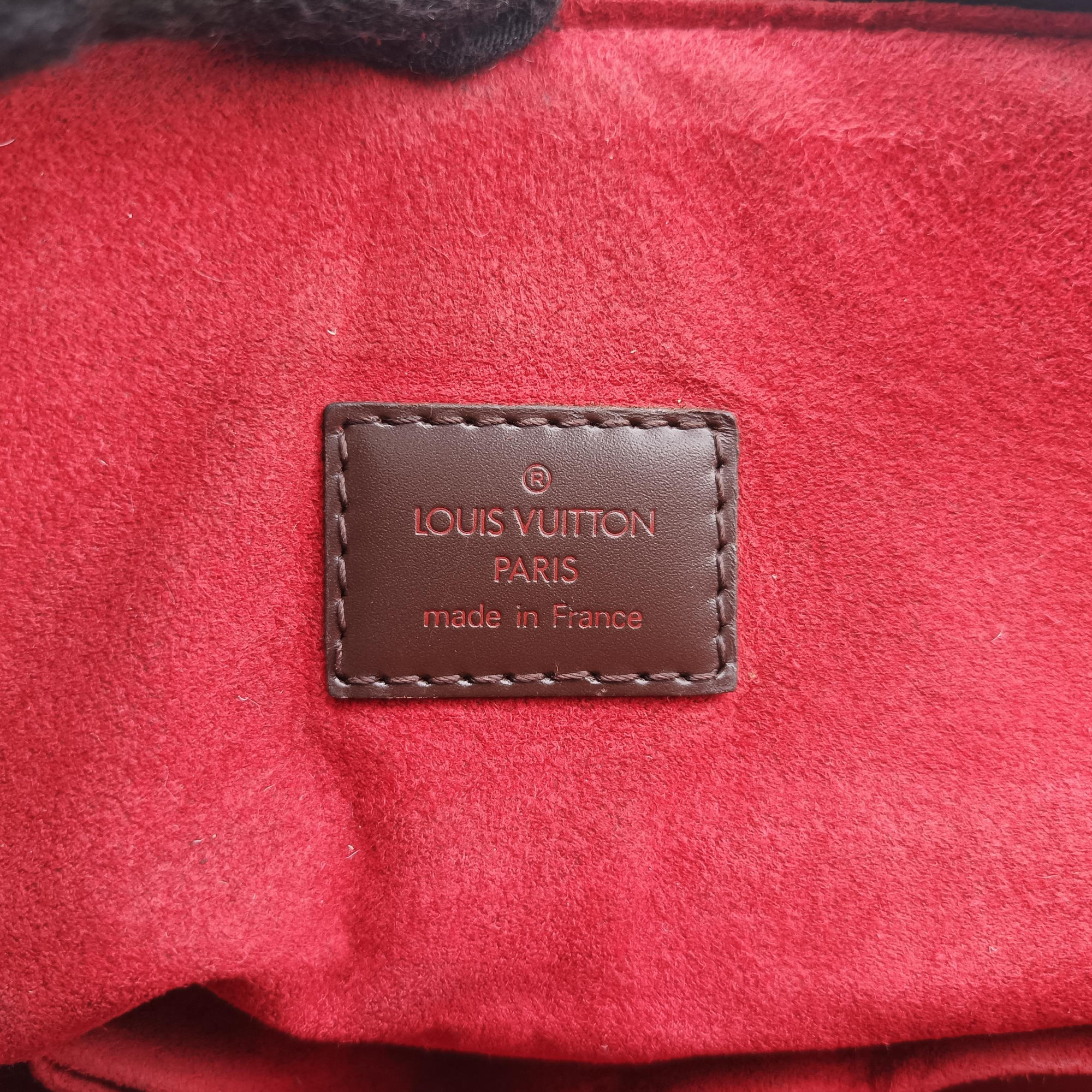 Pre-owned Louis Vuitton TREVI　GM EBENE Damier Canvas N51998 handbag | stylenewstar