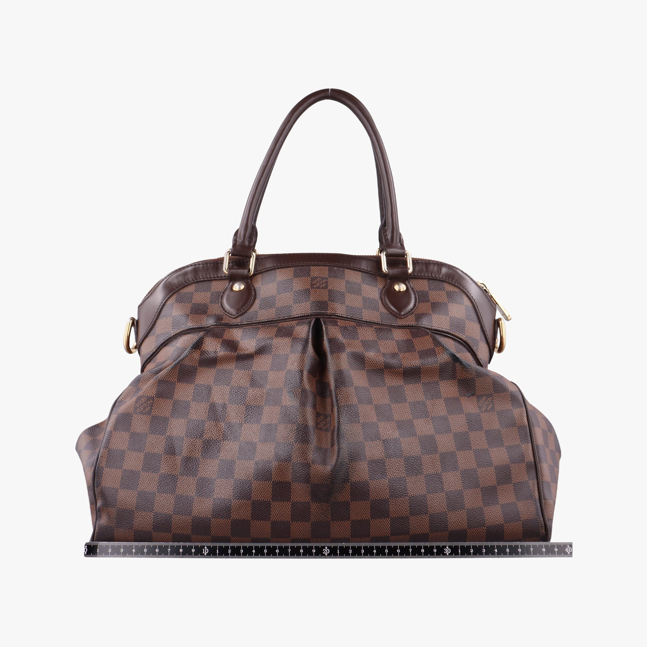 Pre-owned Louis Vuitton TREVI　GM EBENE Damier Canvas N51998 handbag | stylenewstar