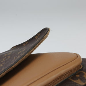 Secondhand Louis Vuitton MARIGNAN brown×SESAME Monogram Canvas×calf leather M44259 shoulderbag | stylenewstar