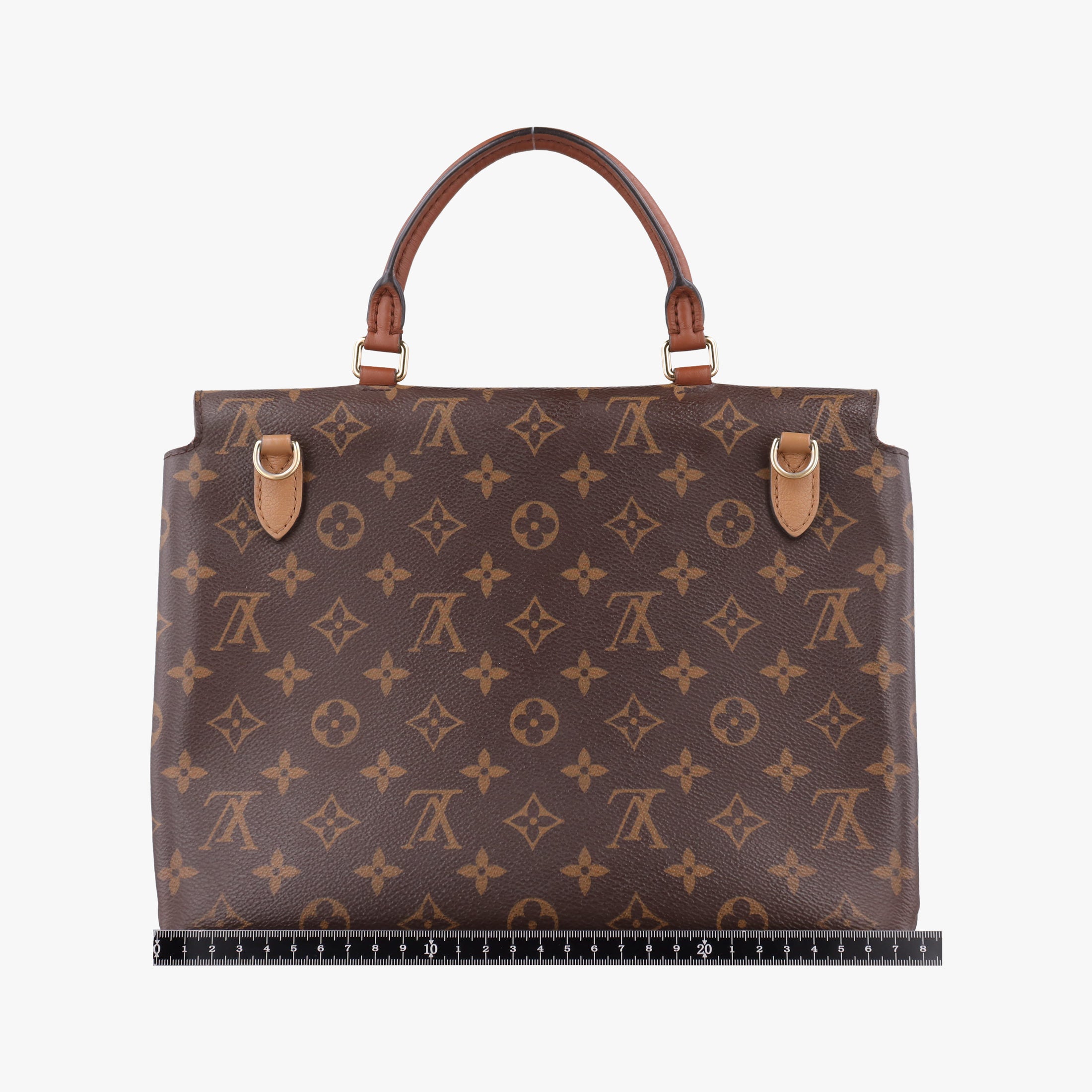 Secondhand Louis Vuitton MARIGNAN brown×SESAME Monogram Canvas×calf leather M44259 shoulderbag | stylenewstar
