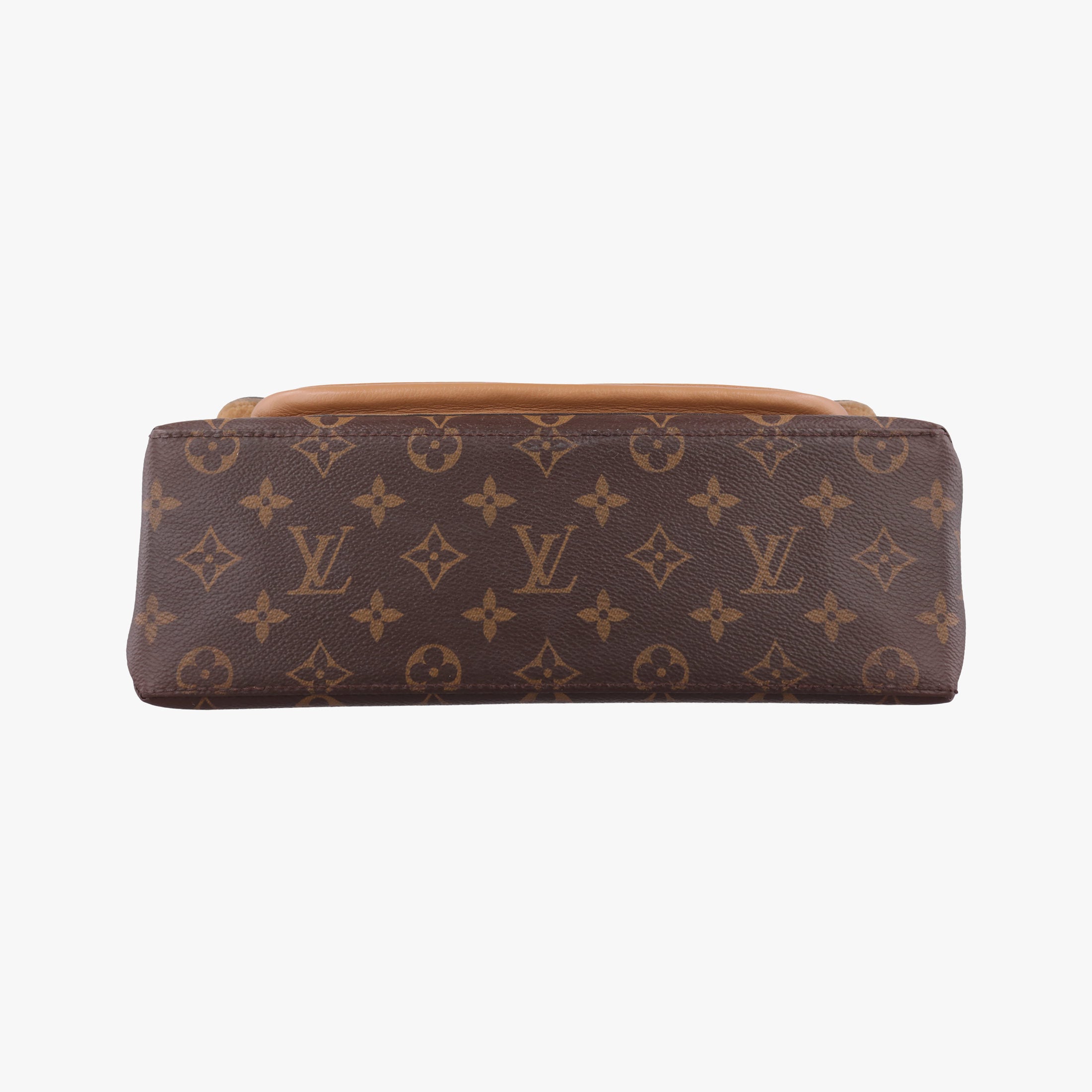 Secondhand Louis Vuitton MARIGNAN brown×SESAME Monogram Canvas×calf leather M44259 shoulderbag | stylenewstar