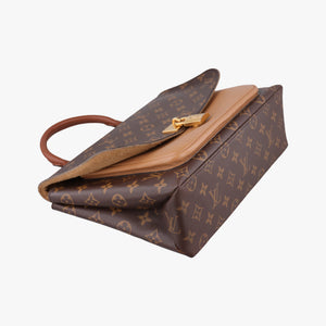 Secondhand Louis Vuitton MARIGNAN brown×SESAME Monogram Canvas×calf leather M44259 shoulderbag | stylenewstar