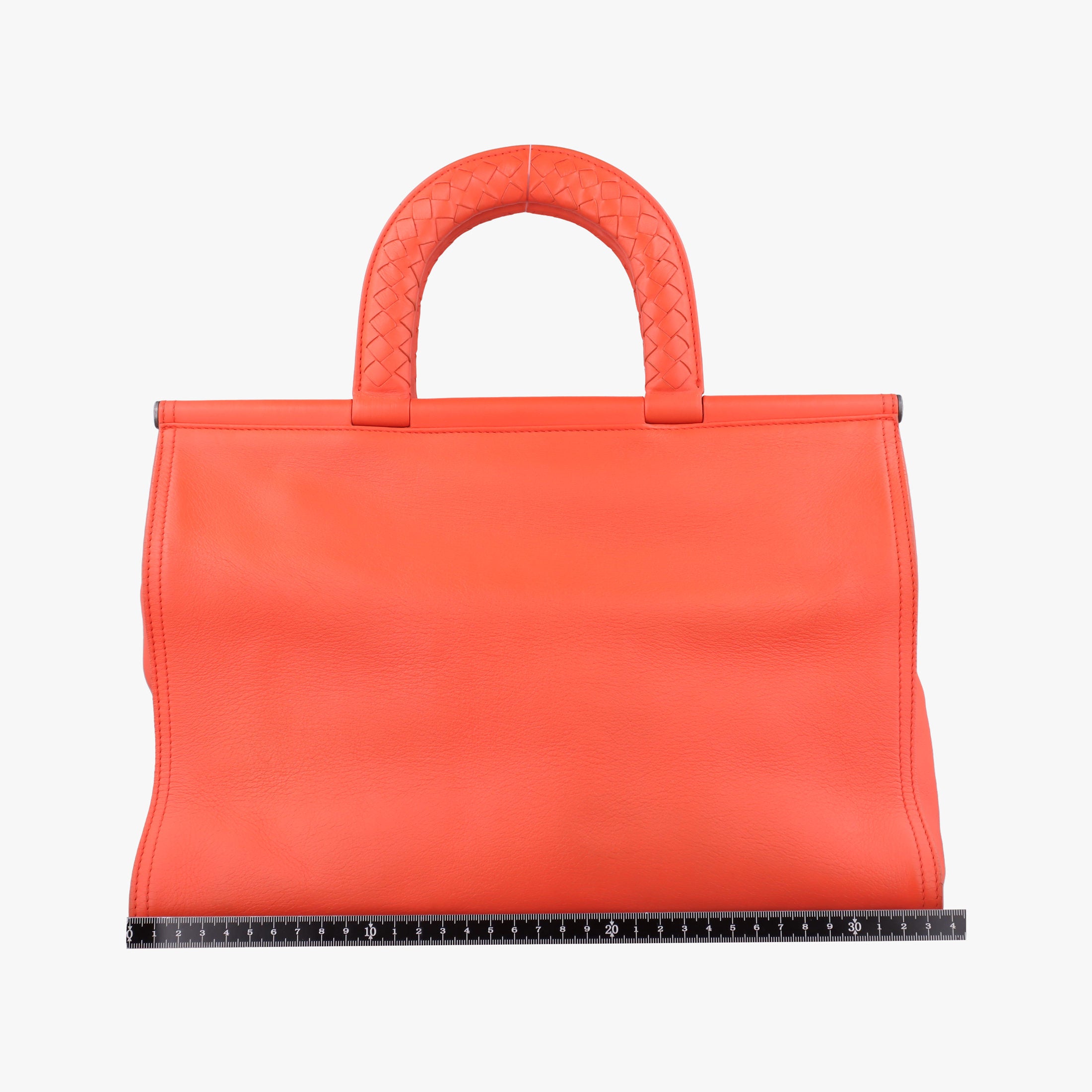 Secondhand Bottega Veneta Intrecciato Orange lambskin  handbag | stylenewstar