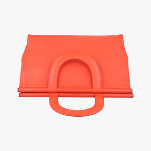 Secondhand Bottega Veneta Intrecciato Orange lambskin  handbag | stylenewstar