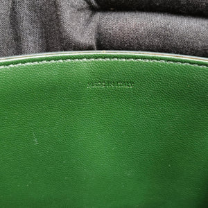 Pre-owned Celine Triomphe Green Leather  shoulderbag | stylenewstar