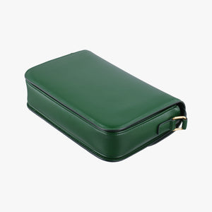 Pre-owned Celine Triomphe Green Leather  shoulderbag | stylenewstar