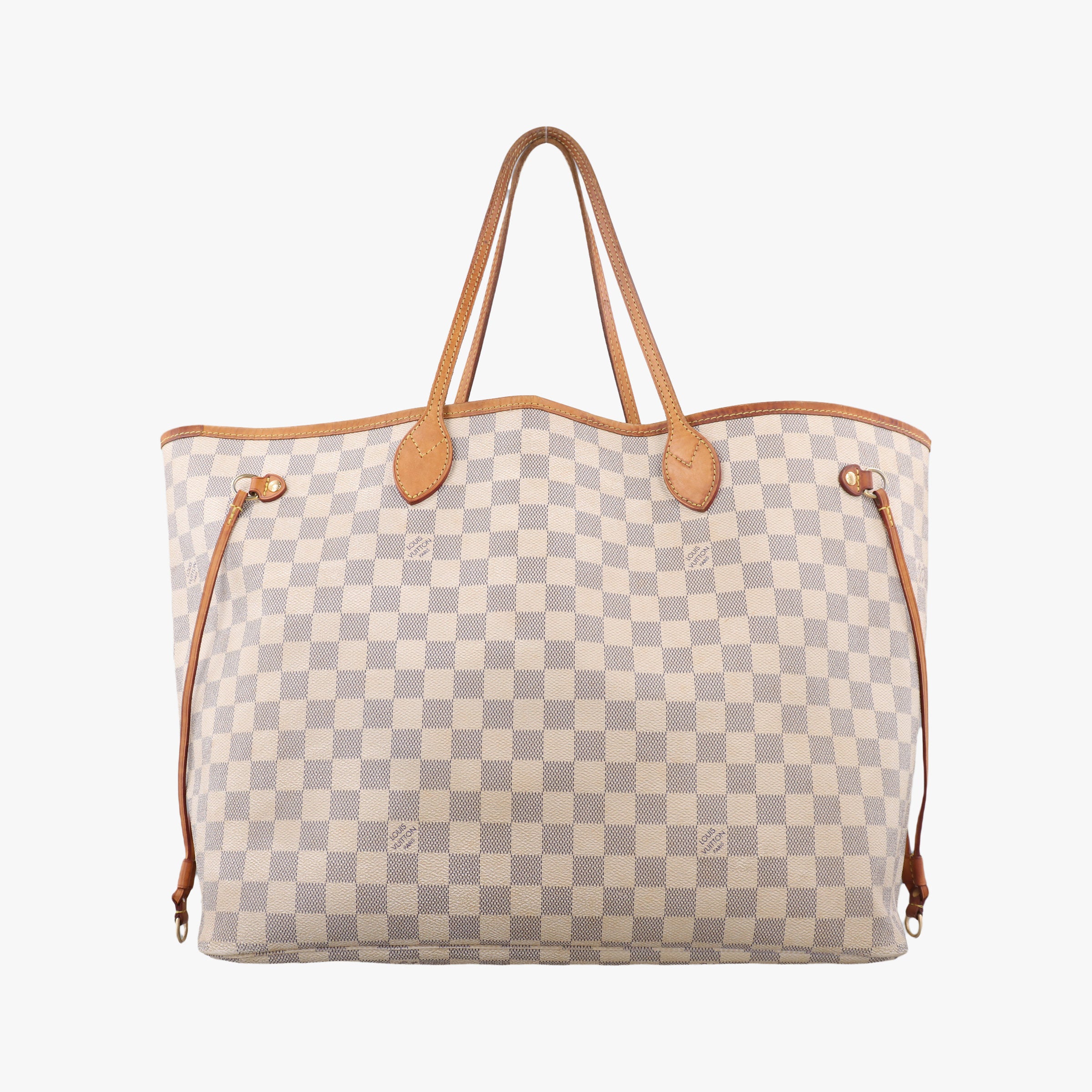 Vintage Louis Vuitton NEVERFULL GM Azur Damier Canvas N51108 handbag | stylenewstar