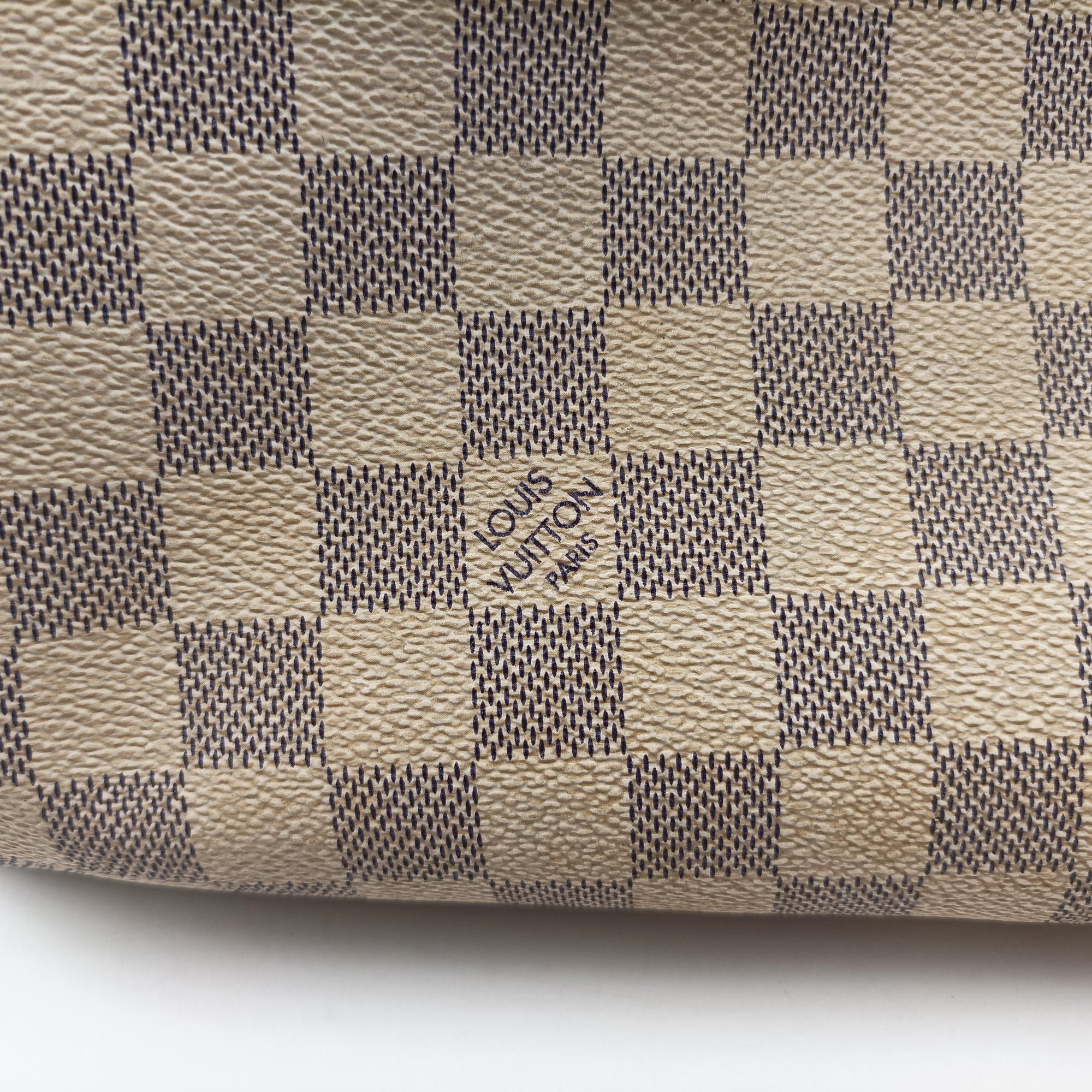 Vintage Louis Vuitton NEVERFULL GM Azur Damier Canvas N51108 handbag | stylenewstar