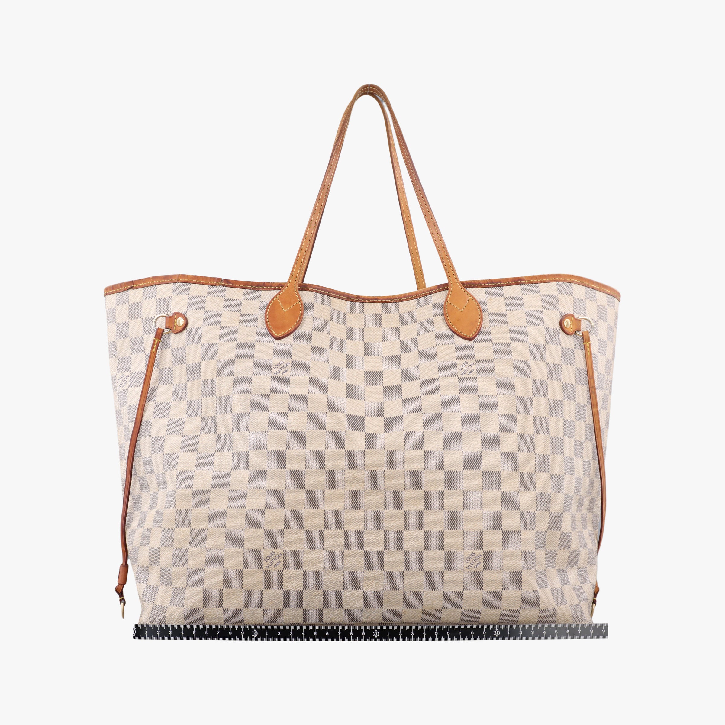 Vintage Louis Vuitton NEVERFULL GM Azur Damier Canvas N51108 handbag | stylenewstar