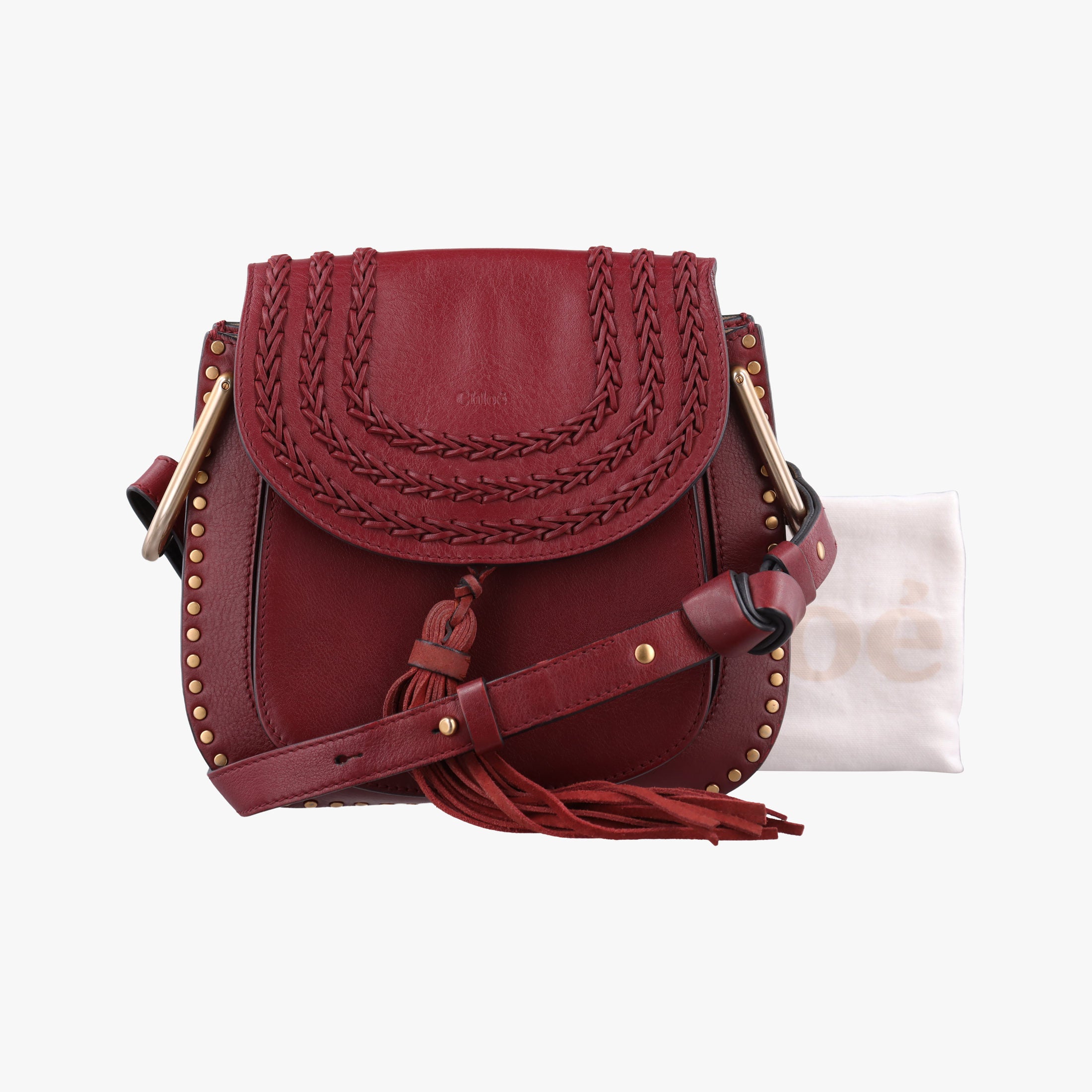 Vintage Chloe Hudson Burgundy leather  shoulderbag | stylenewstar