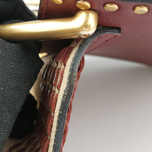 Vintage Chloe Hudson Burgundy leather  shoulderbag | stylenewstar