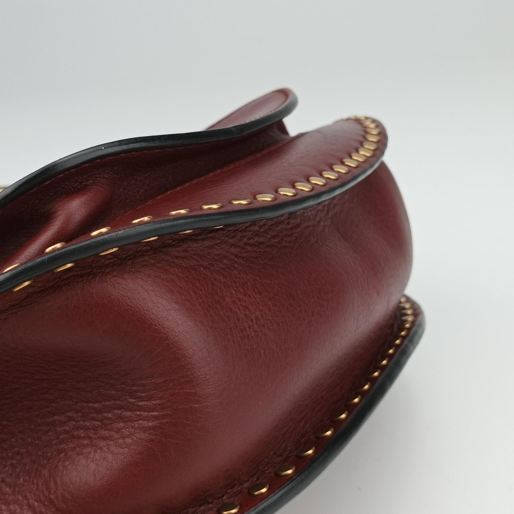 Vintage Chloe Hudson Burgundy leather  shoulderbag | stylenewstar