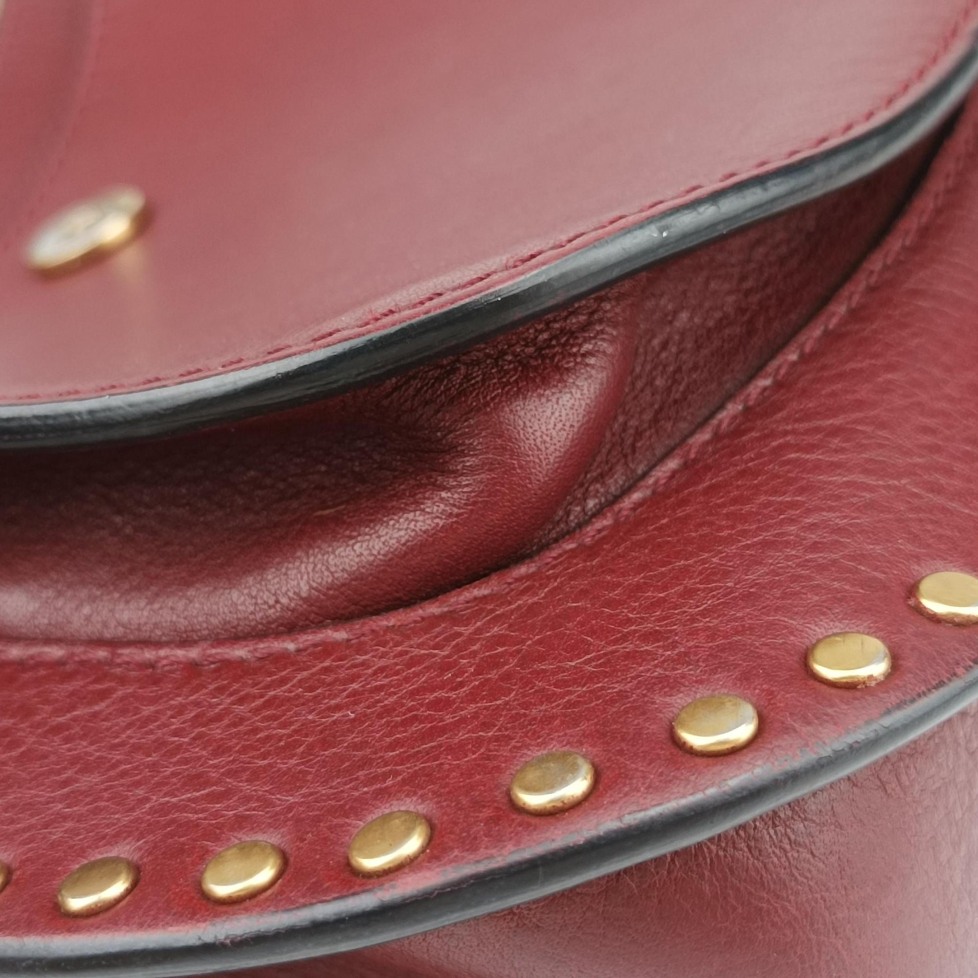 Vintage Chloe Hudson Burgundy leather  shoulderbag | stylenewstar