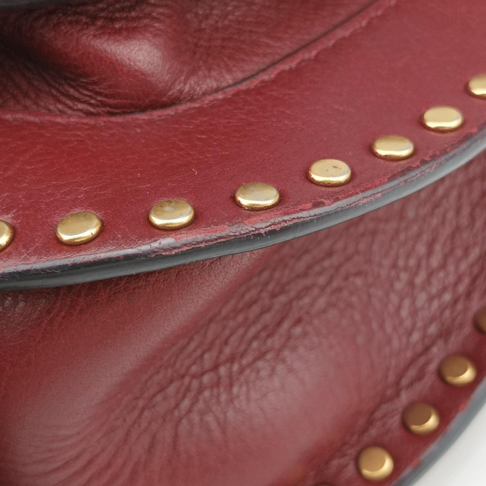 Vintage Chloe Hudson Burgundy leather  shoulderbag | stylenewstar