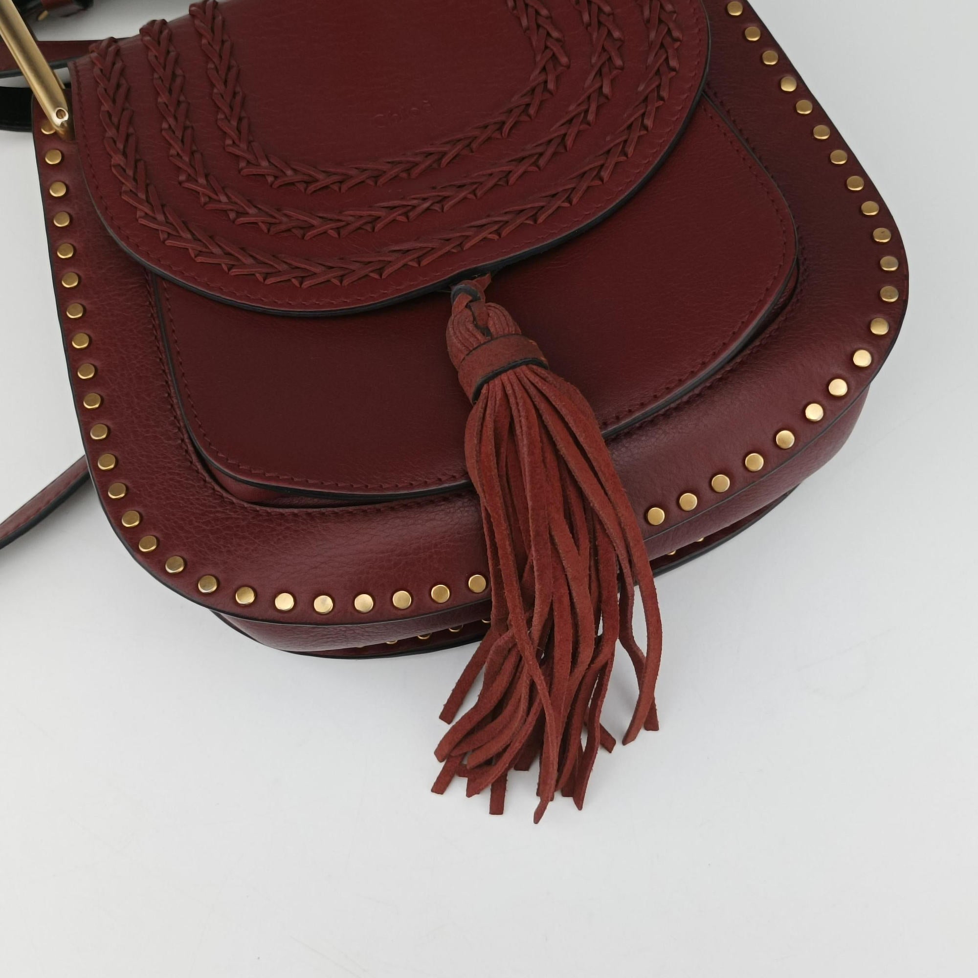 Vintage Chloe Hudson Burgundy leather  shoulderbag | stylenewstar
