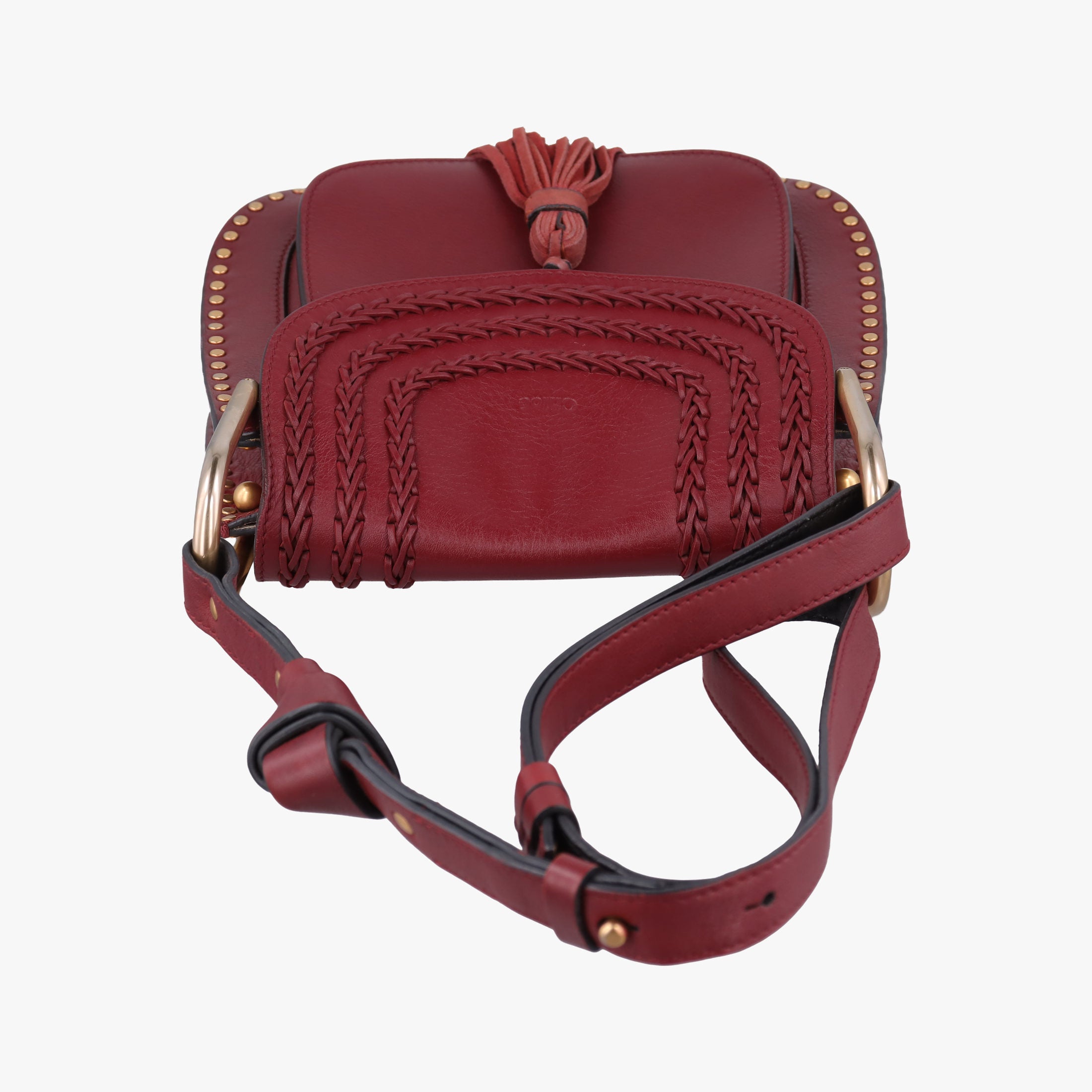 Vintage Chloe Hudson Burgundy leather  shoulderbag | stylenewstar