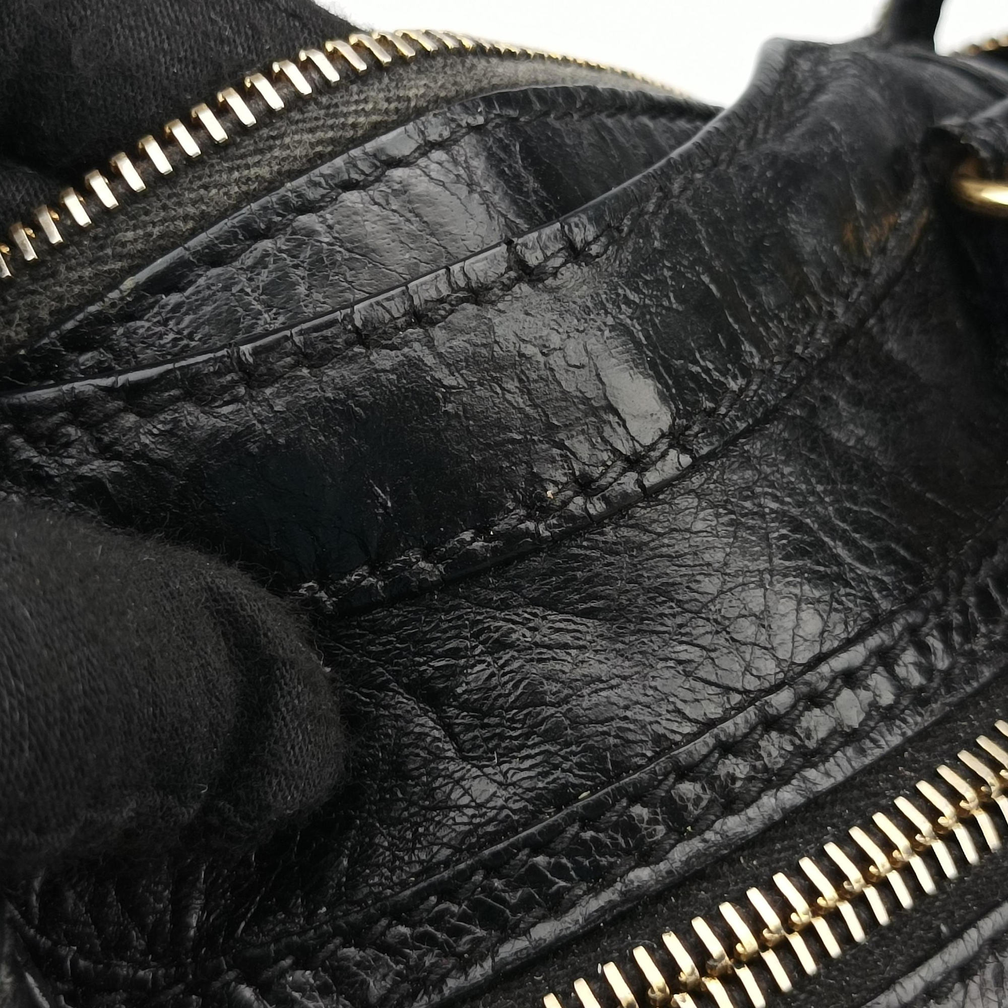 Vintage Balenciaga Giant City Black lambskin  handbag | stylenewstar