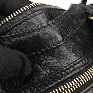 Vintage Balenciaga Giant City Black lambskin  handbag | stylenewstar