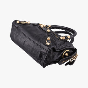 Vintage Balenciaga Giant City Black lambskin  handbag | stylenewstar