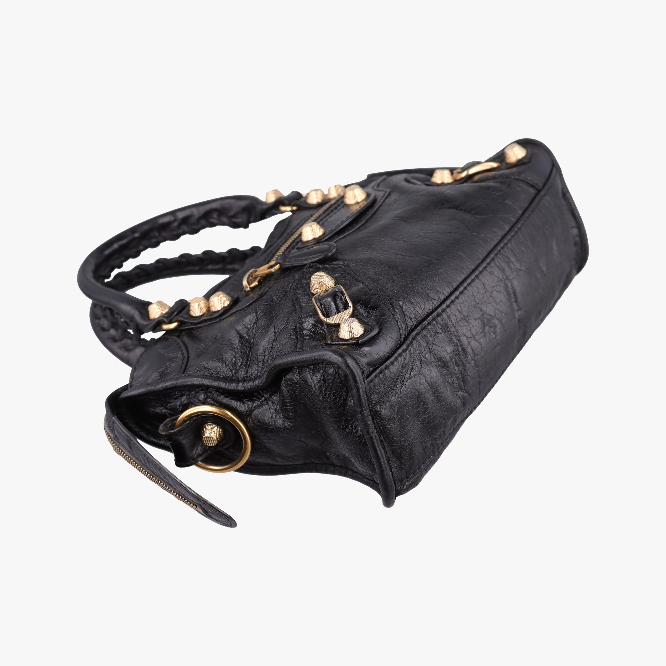 Vintage Balenciaga Giant City Black lambskin  handbag | stylenewstar