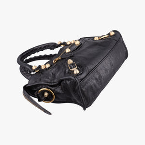 Vintage Balenciaga Giant City Black lambskin  handbag | stylenewstar