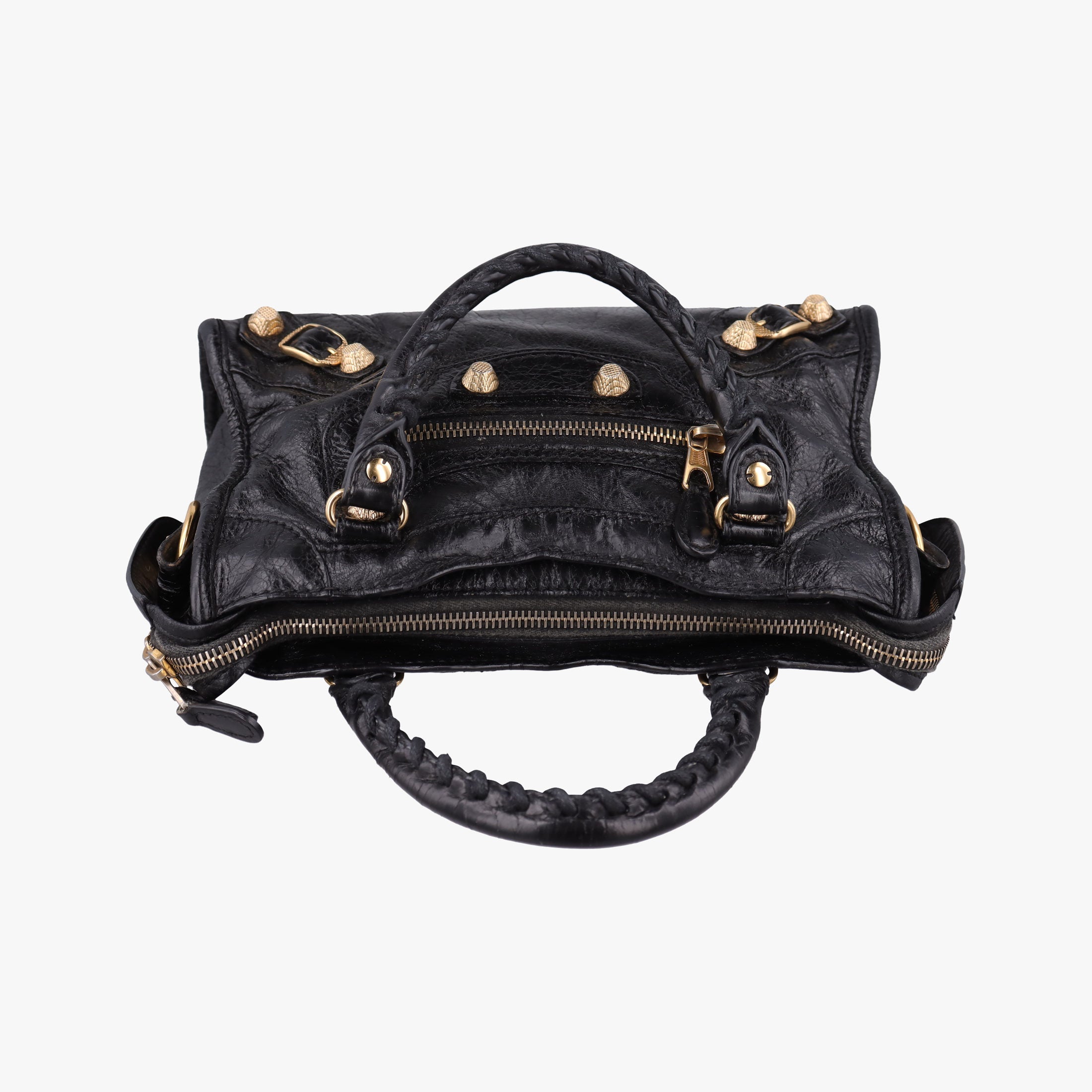 Vintage Balenciaga Giant City Black lambskin  handbag | stylenewstar