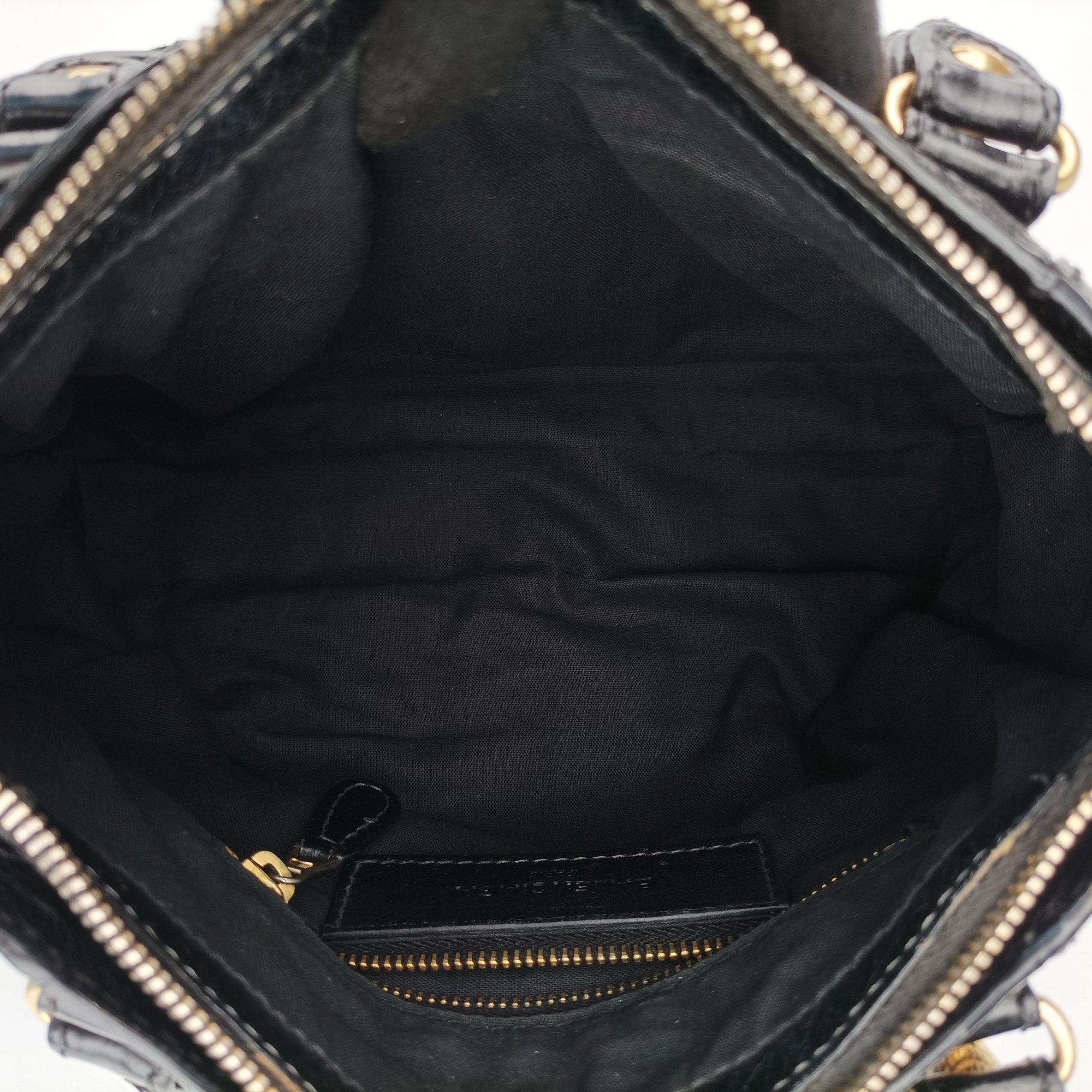 Vintage Balenciaga Giant City Black lambskin  handbag | stylenewstar