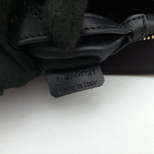 Pre-owned Celine Trapeze Blue ×beige ×Black Suede × leather  shoulderbag | stylenewstar