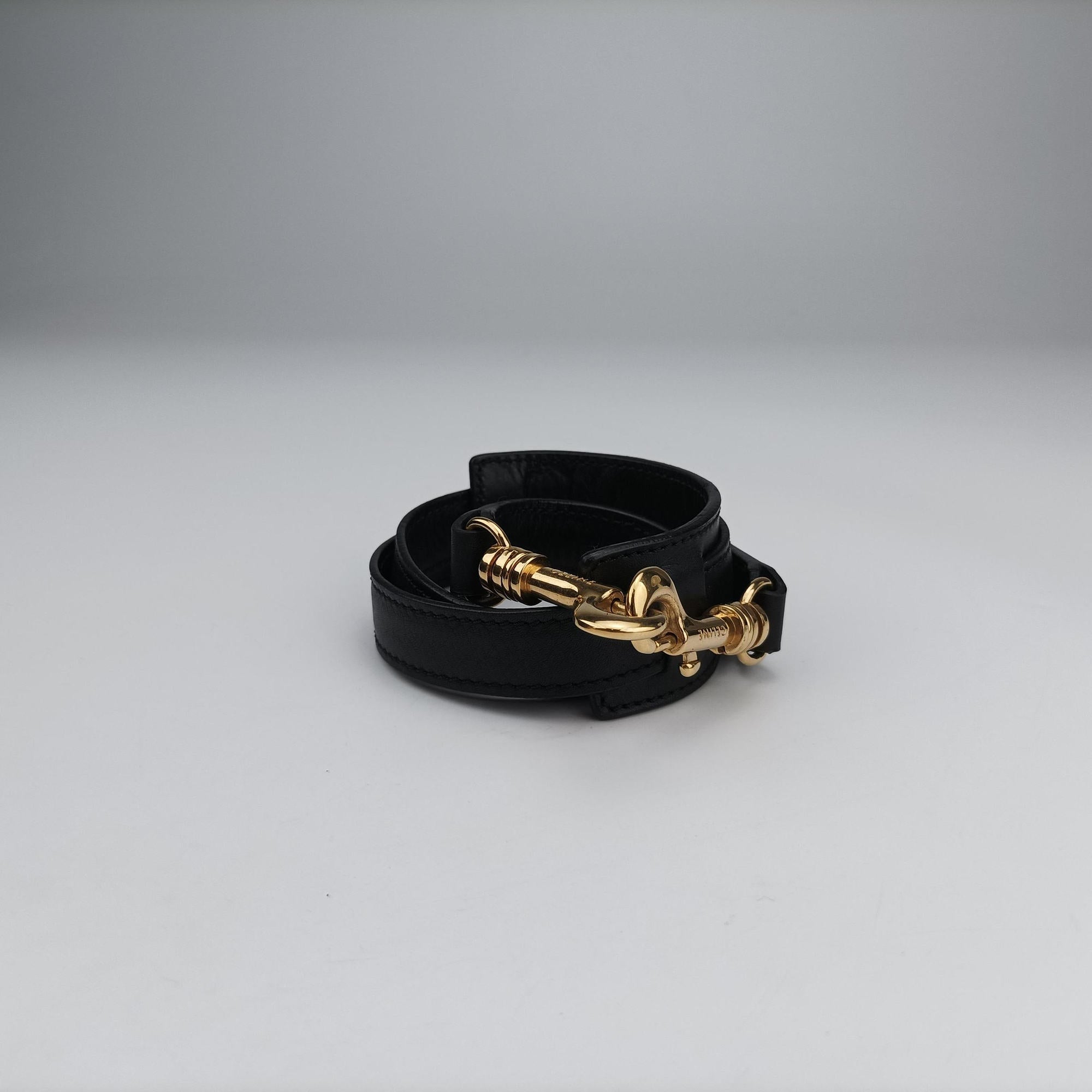 Pre-owned Celine Trapeze Blue ×beige ×Black Suede × leather  shoulderbag | stylenewstar