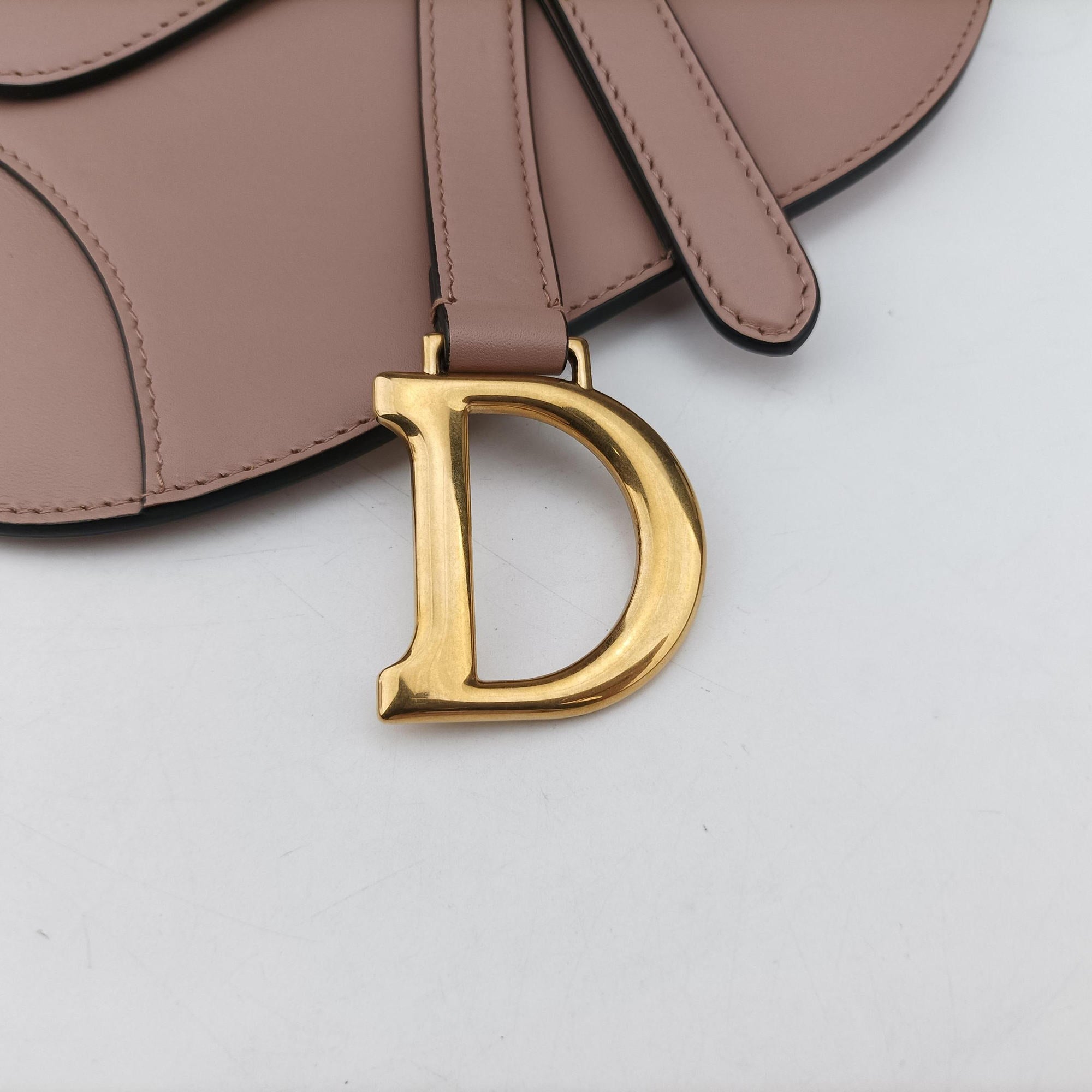 Pre-owned Christian Dior saddle Pink leather  bum bag/waist bag | stylenewstar