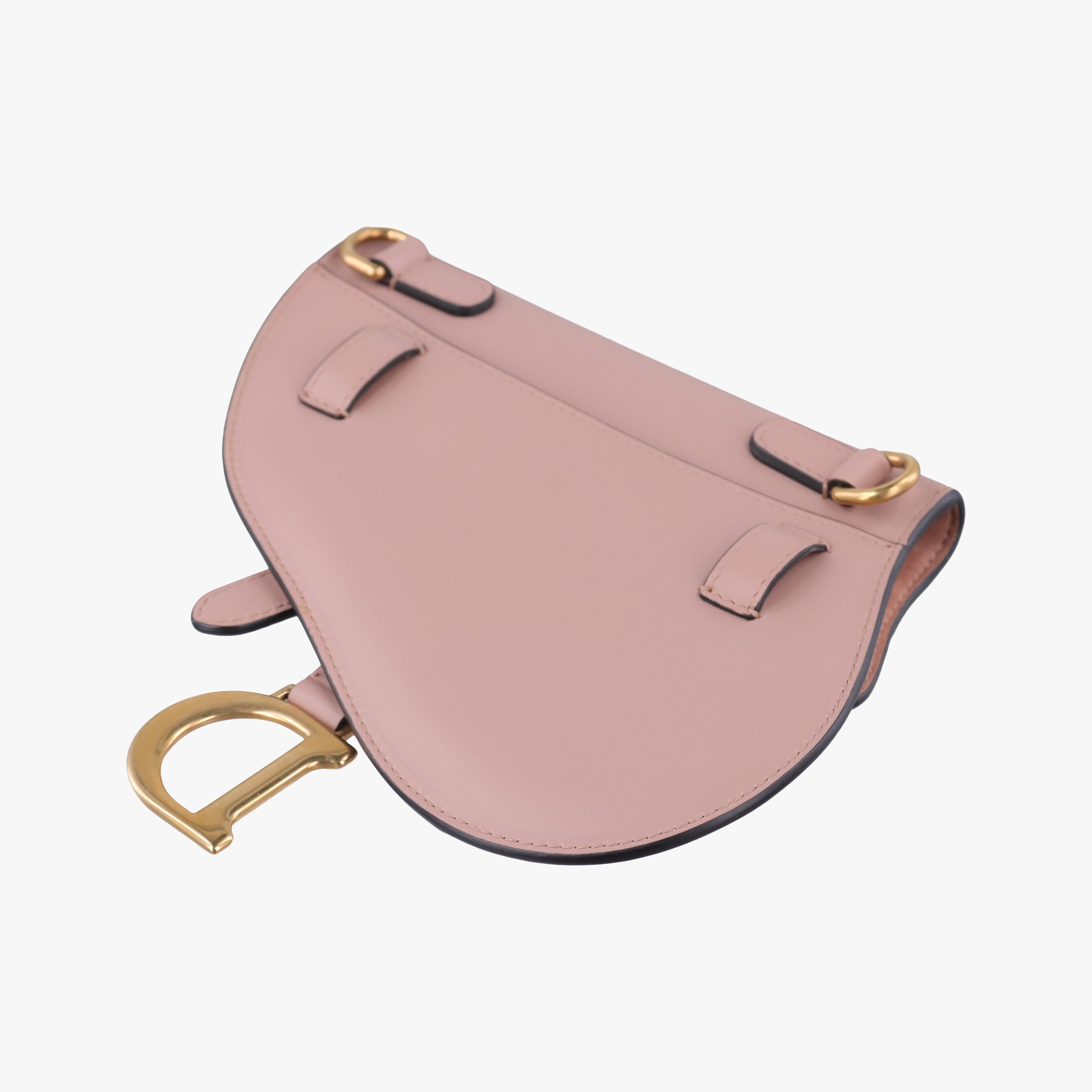 Pre-owned Christian Dior saddle Pink leather  bum bag/waist bag | stylenewstar