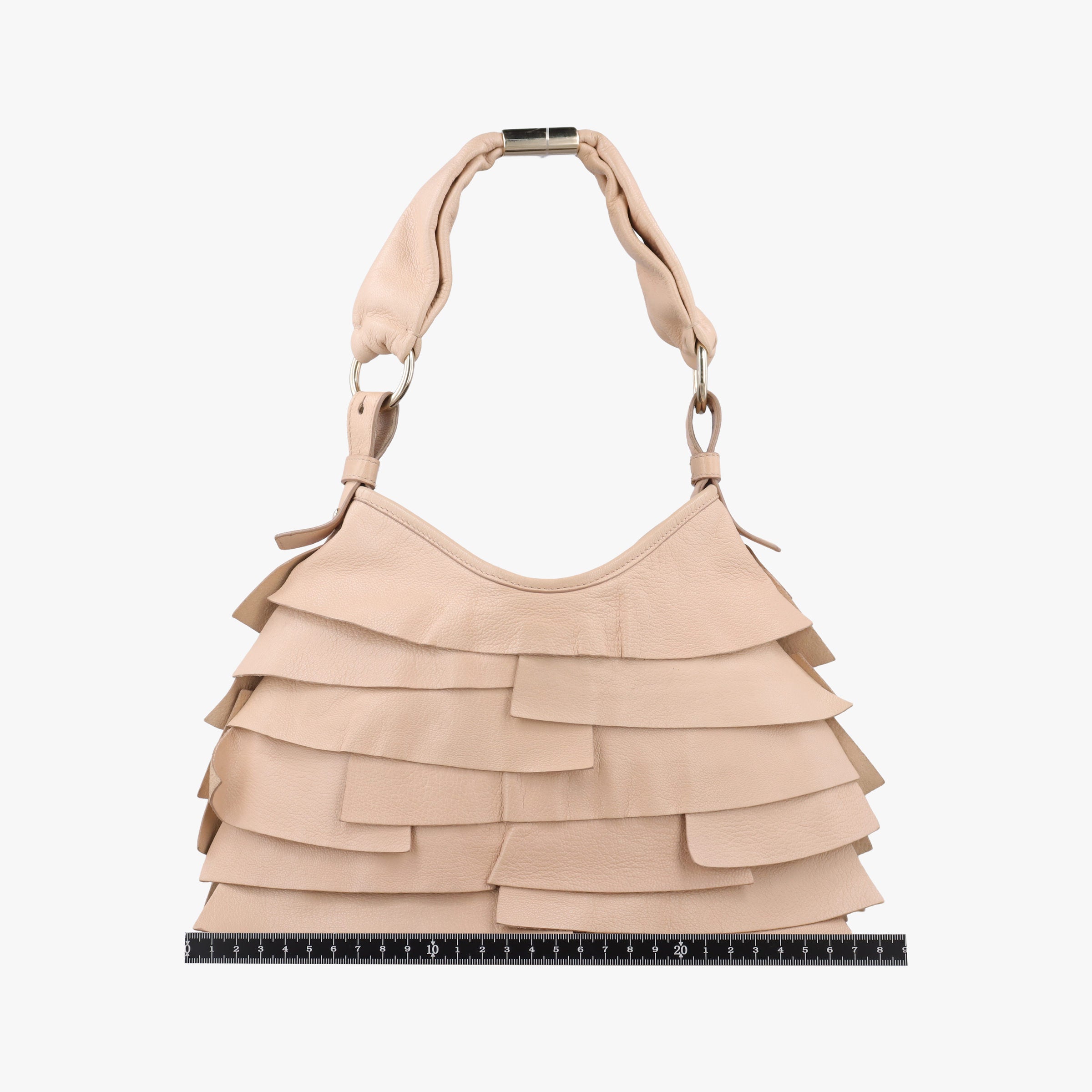 Pre-owned Yves Saint Laurent Mombasa Beige Leather 122245 handbag | stylenewstar