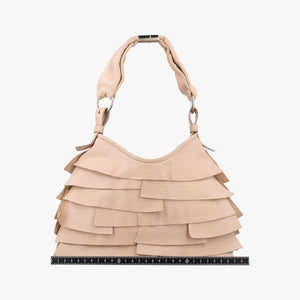 Pre-owned Yves Saint Laurent Mombasa Beige Leather 122245 handbag | stylenewstar