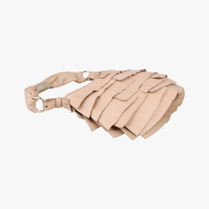Pre-owned Yves Saint Laurent Mombasa Beige Leather 122245 handbag | stylenewstar