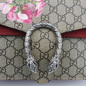Pre-owned Gucci Dionysus BEIGE×RED×Multicolour PVC coated canvas × suede 400249 shoulderbag | stylenewstar