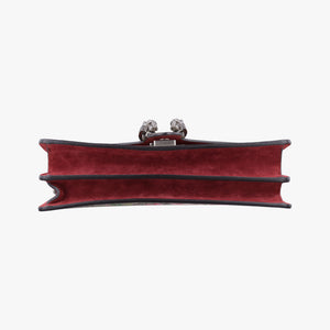 Pre-owned Gucci Dionysus BEIGE×RED×Multicolour PVC coated canvas × suede 400249 shoulderbag | stylenewstar