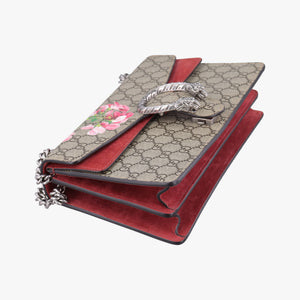 Pre-owned Gucci Dionysus BEIGE×RED×Multicolour PVC coated canvas × suede 400249 shoulderbag | stylenewstar